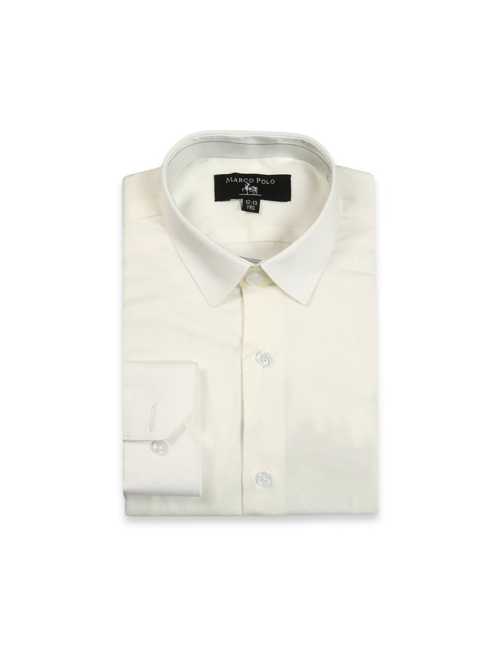Marco Polo Boys Formal Shirt L/S #TFY02 (W-25)