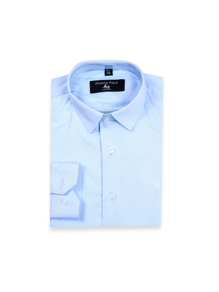 Marco Polo Boys Formal Shirt L/S #TFY02 (W-25)