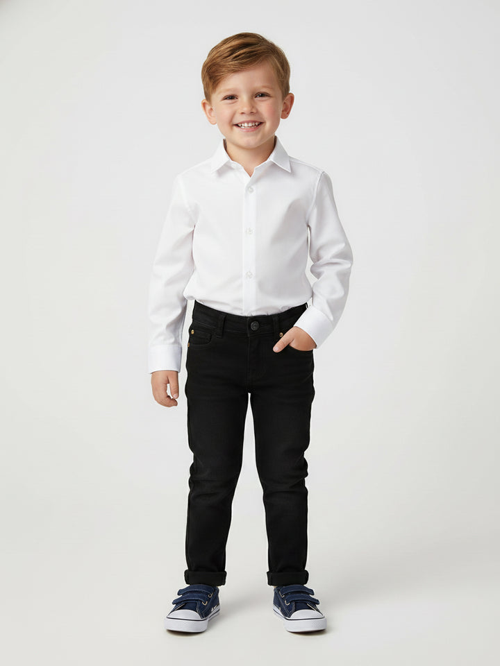 Marco Polo Boys Formal Shirt L/S #TFY02 (W-25)