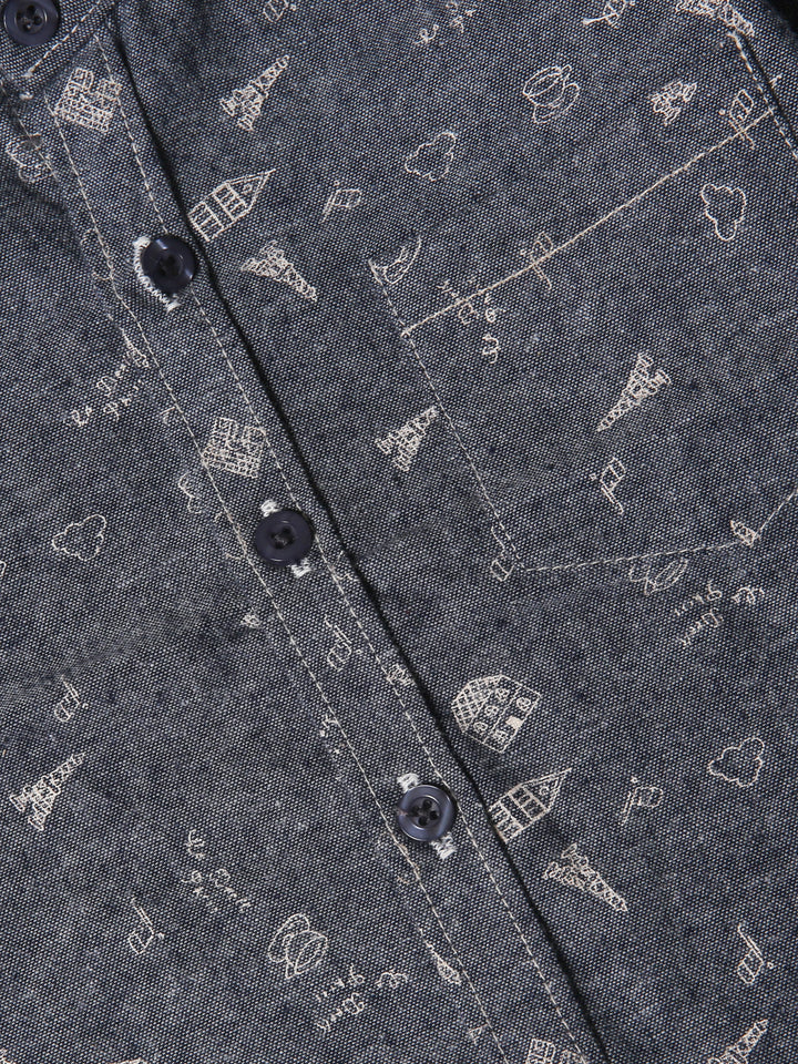 We Wonder Boys Casual Shirt L/S #WWCS-007 (W-25)