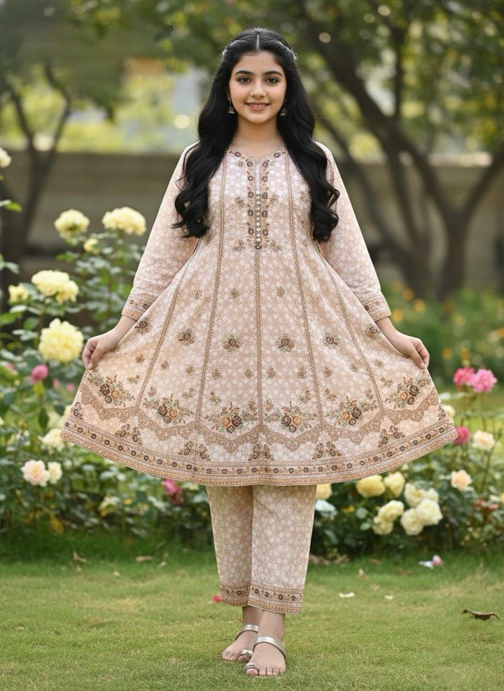 Tony Land Girls Shalwar Suit 3Pcs #26-507 (S-26)