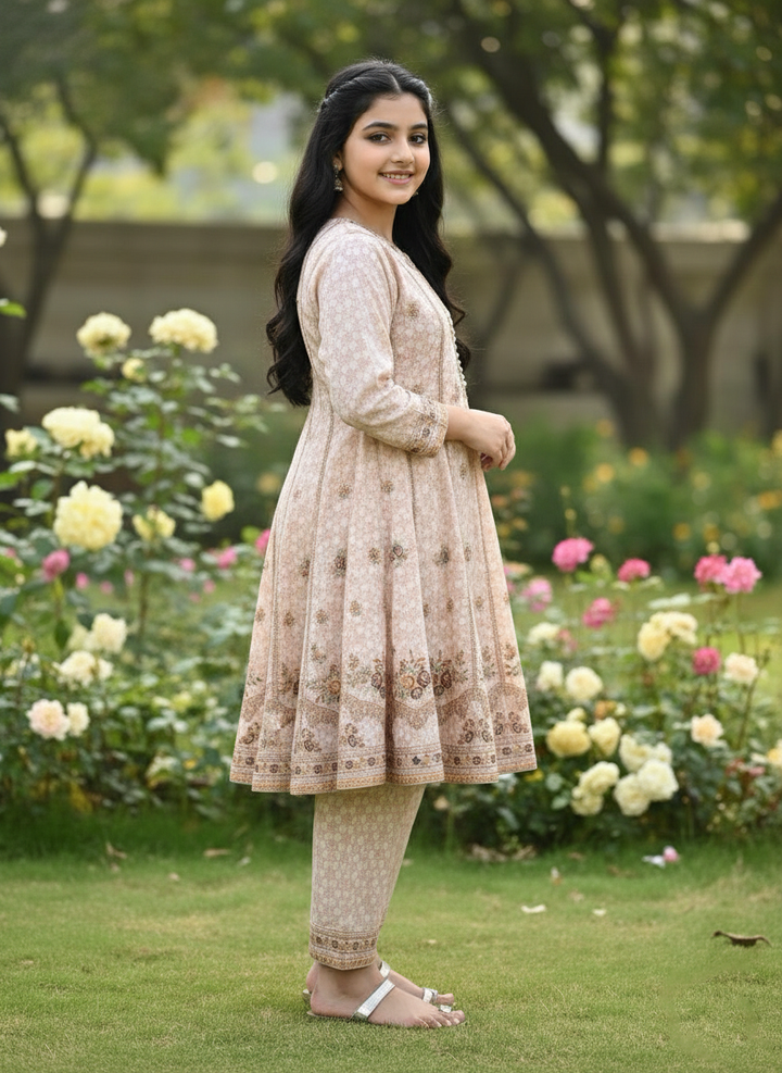 Tony Land Girls Shalwar Suit 3Pcs #26-507 (S-26)