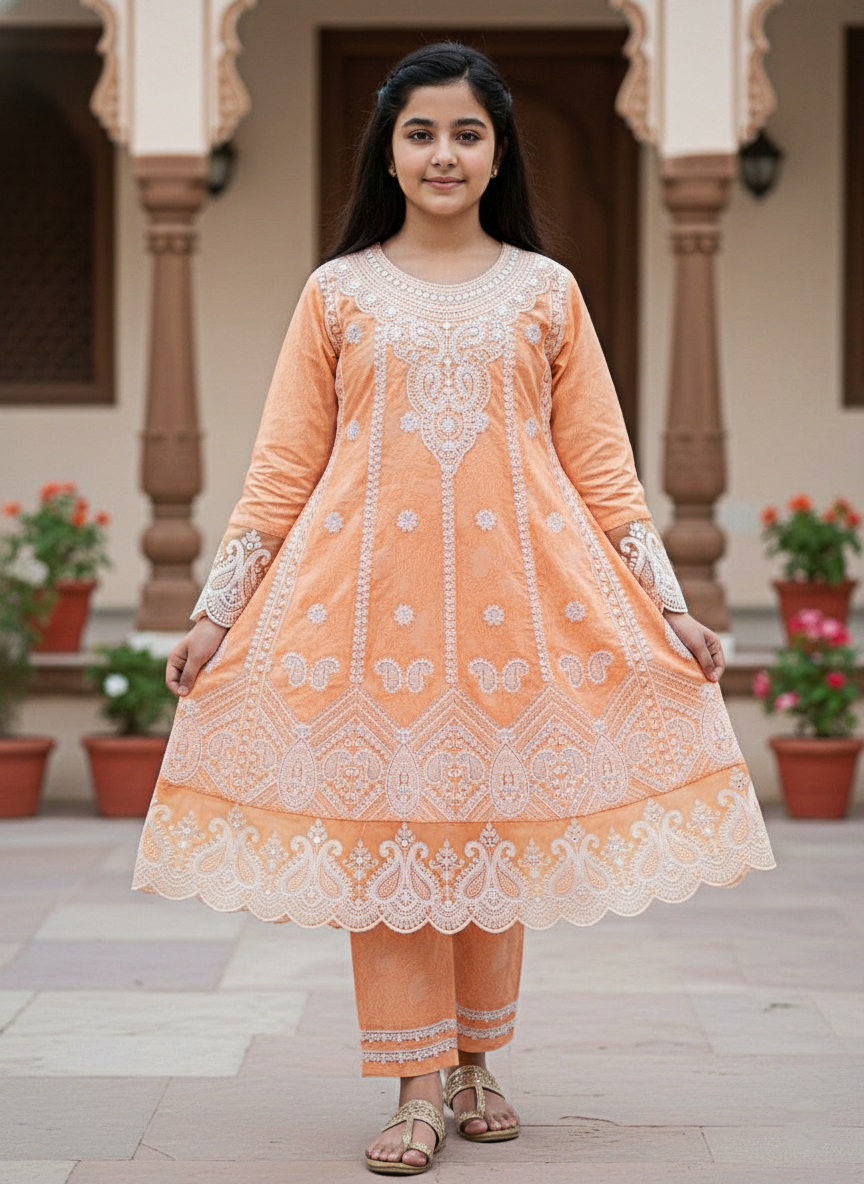 Tony Land Girls Trouser Suit 3Pcs #26-517 (S-26)