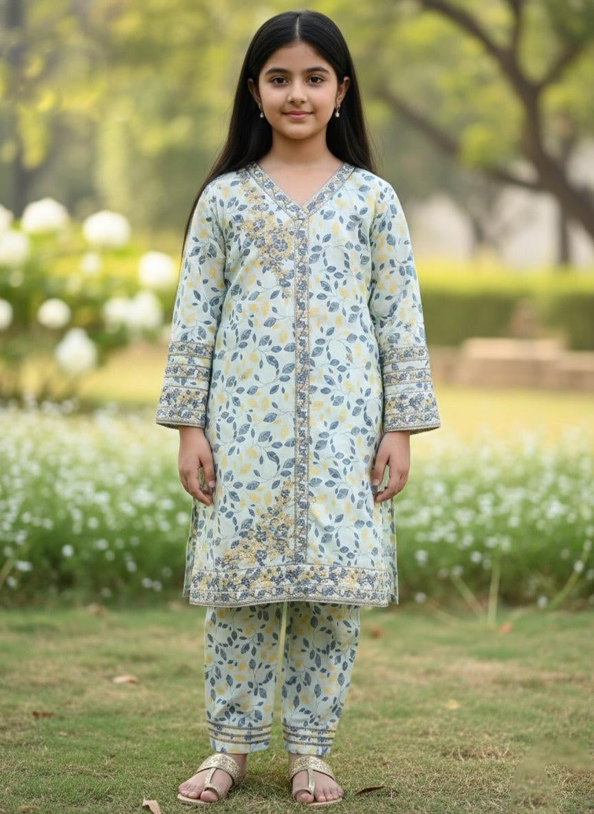 Tony Land Girls Trouser Suit 3Pcs #26-509 (S-26)