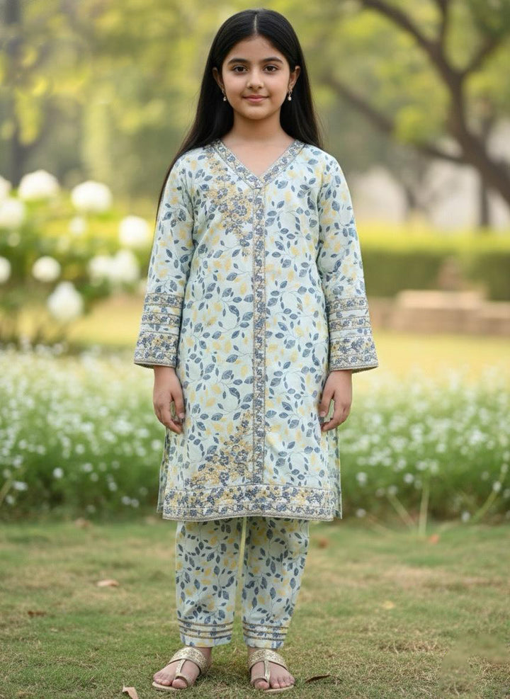 Tony Land Girls Trouser Suit 3Pcs #26-509 (S-26)