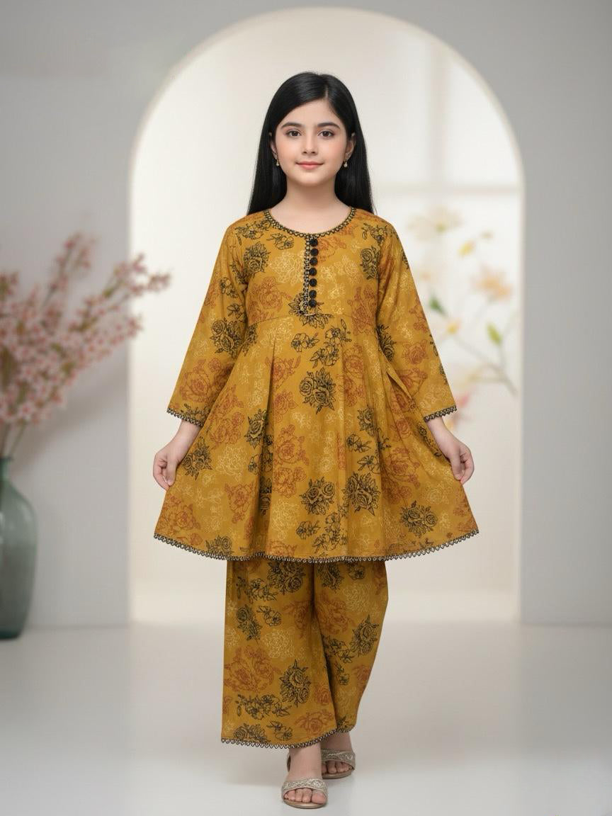 Tony Land Girls Sharara Suit 3Pcs #26-401 (S-26)