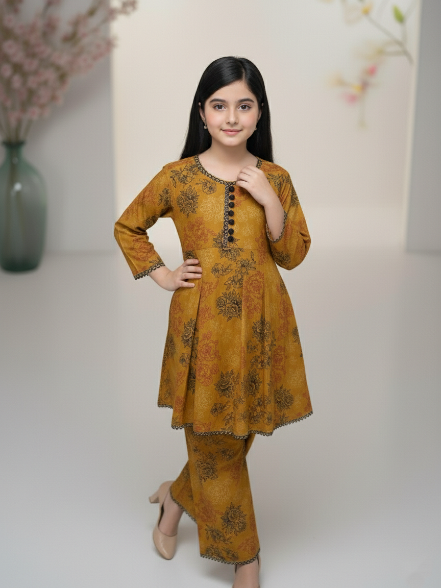 Tony Land Girls Sharara Suit 3Pcs #26-401 (S-26)