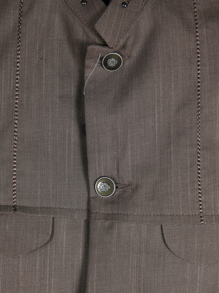 D2 Boys Shalwar Suit With Waist Coat #D-340 (S-26)