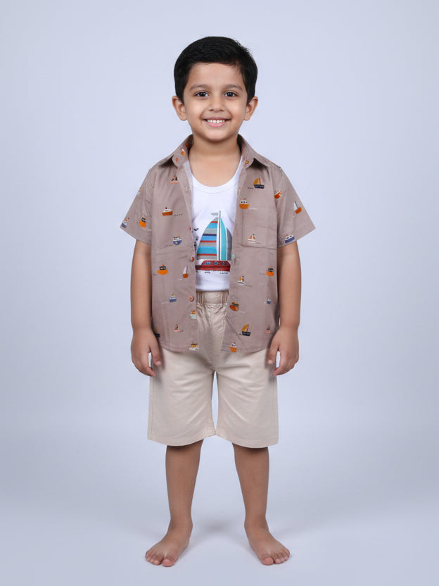 Imp Boys Knicker Suit H/S 3Pcs #01 (S-26)