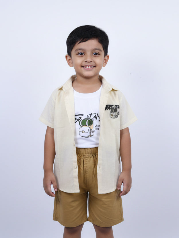 Imp Boys Knicker Suit H/S 3Pcs #02 (S-26)