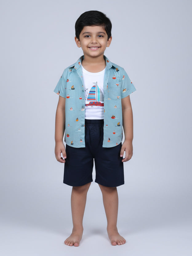 Imp Boys Knicker Suit H/S 3Pcs #01 (S-26)