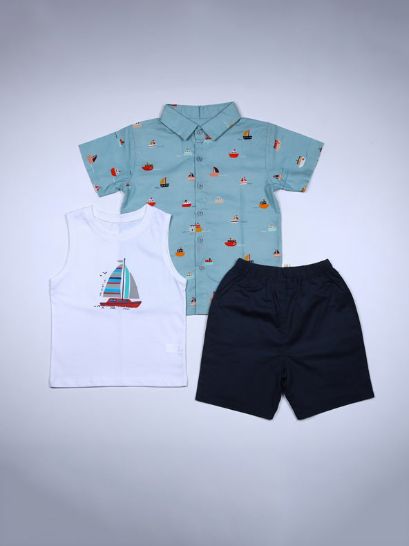 Imp Boys Knicker Suit H/S 3Pcs #01 (S-26)
