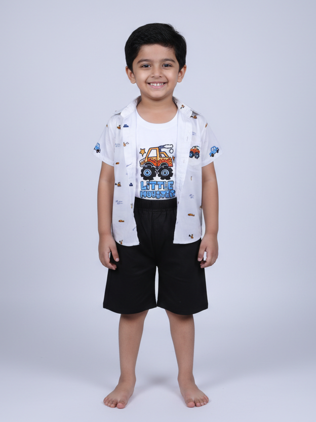Imp Boys Knicker Suit H/S 3Pcs #03 (S-26)