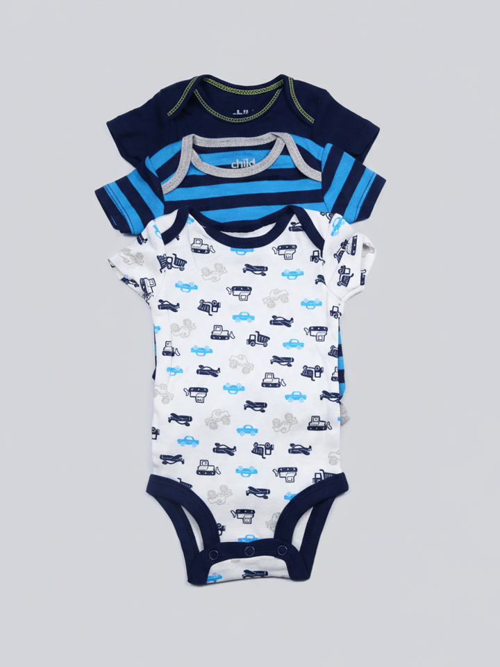 Imp Baby Body Suit 3Pk H/S #02 (S-26)