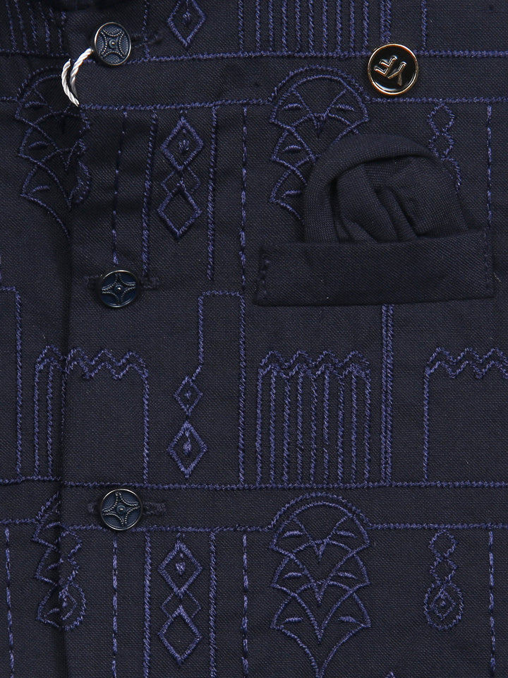 Young Fashion Boys  Shalwar Suit With Waist Coat #200/3 (S-26)