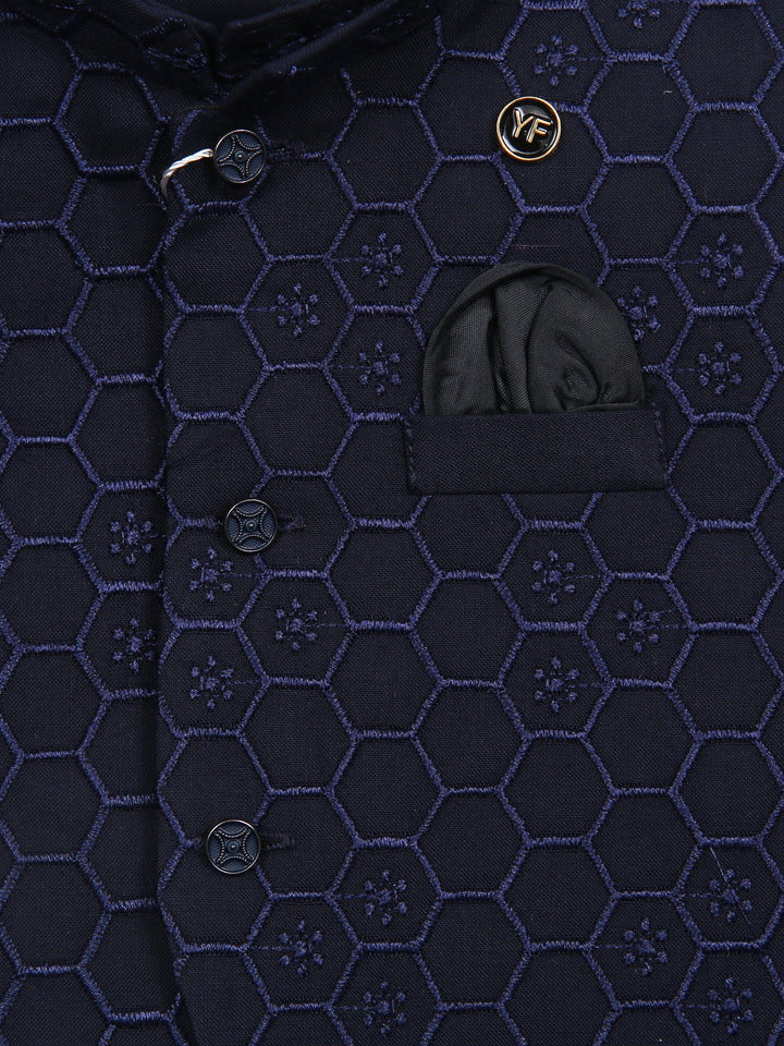 Young Fashion Boys Shalwar Suit With Waist Coat #200/21 (S-26)