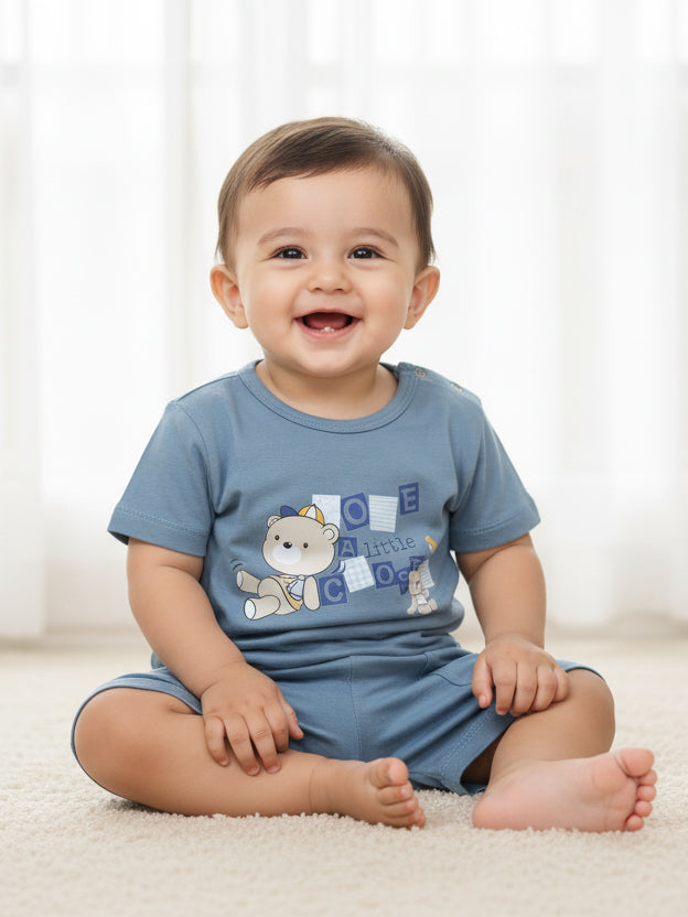 Little Hug Boys Knicker Suit H/S #LH-238 (S-26)
