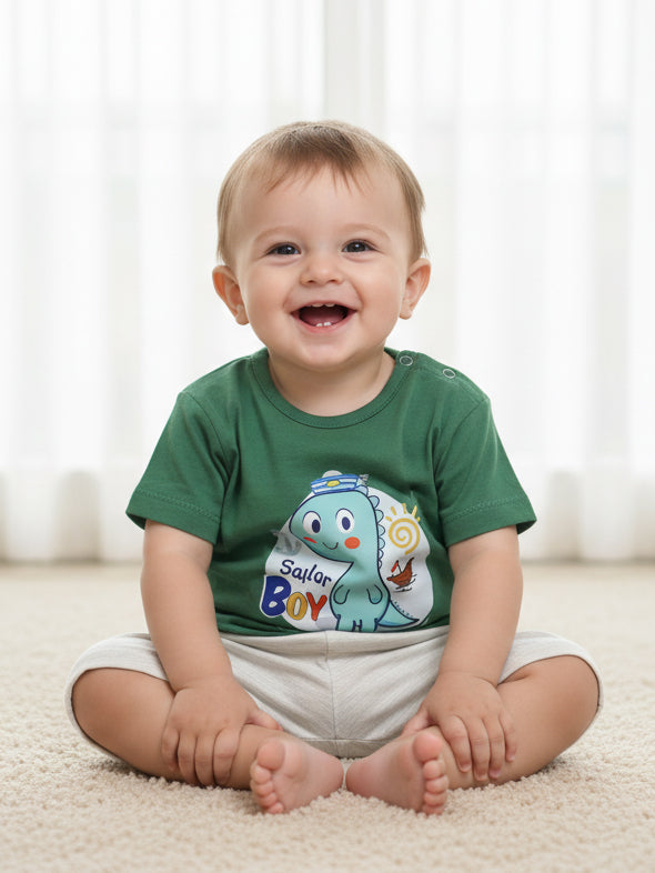 Little Hug Boys Knicker Suit H/S #LH-256 (S-26)