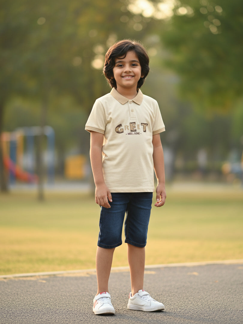 Imp Boys Polo H/S #2242 (S-26)