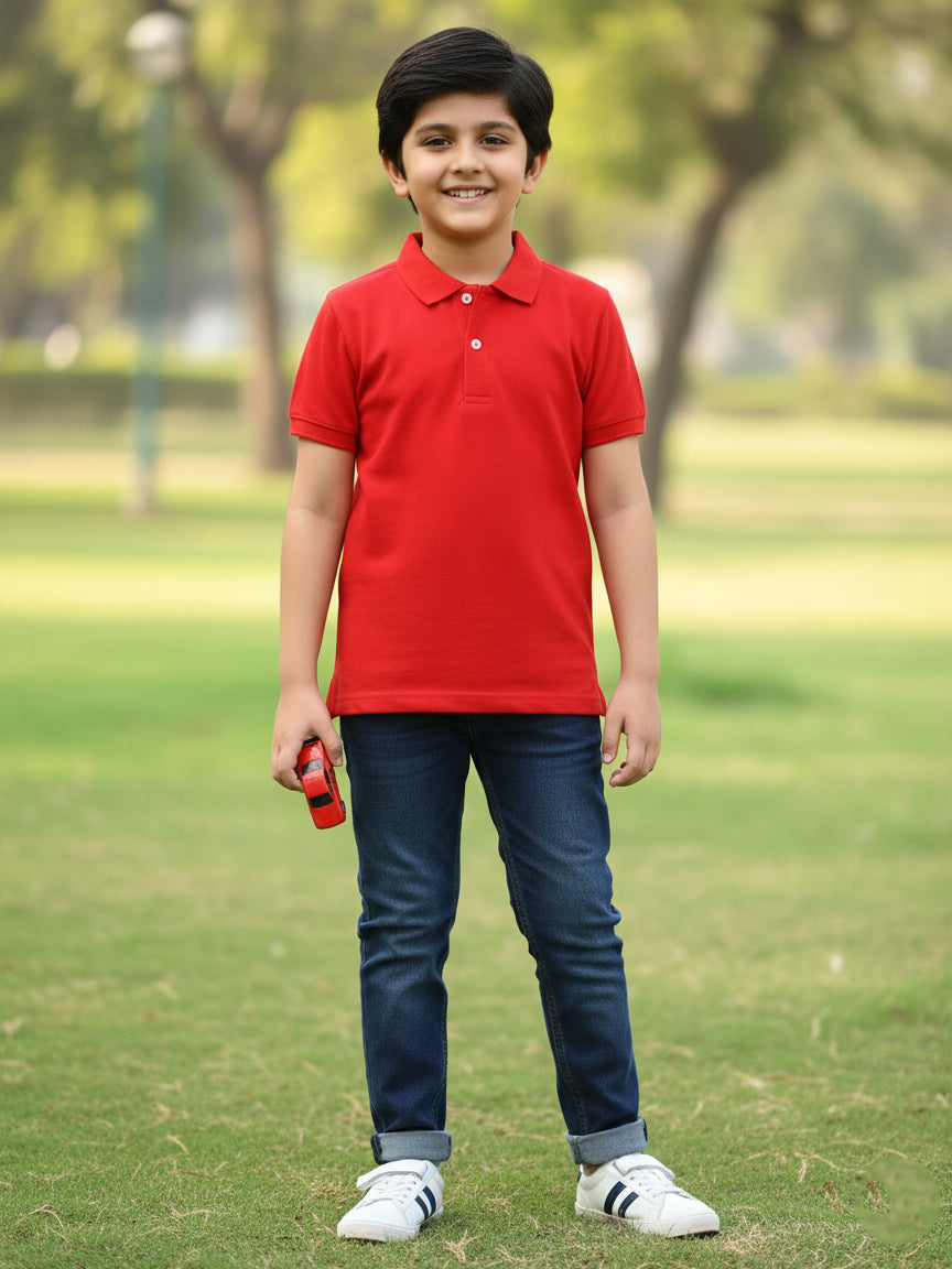 Moksha Boys Polo Shirt H/S #BP-003