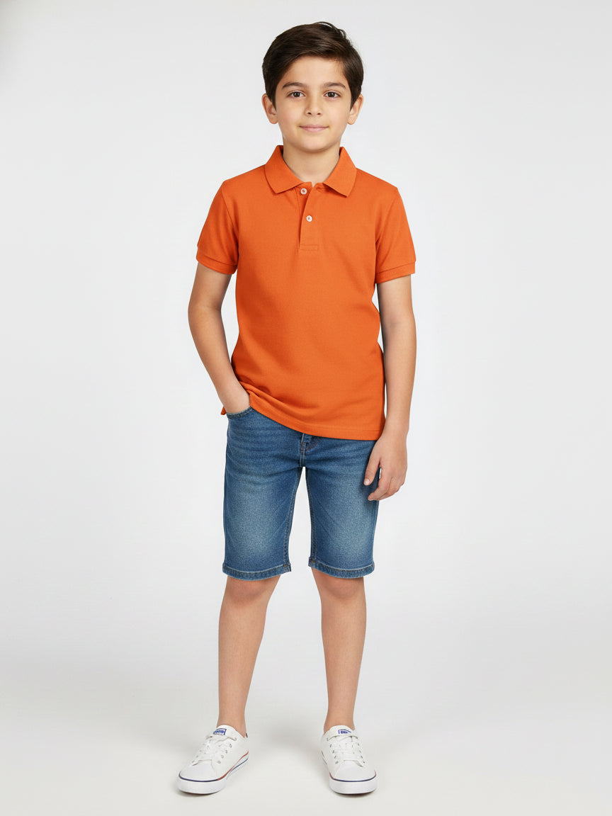 Moksha Boys Polo Shirt H/S #BP-005
