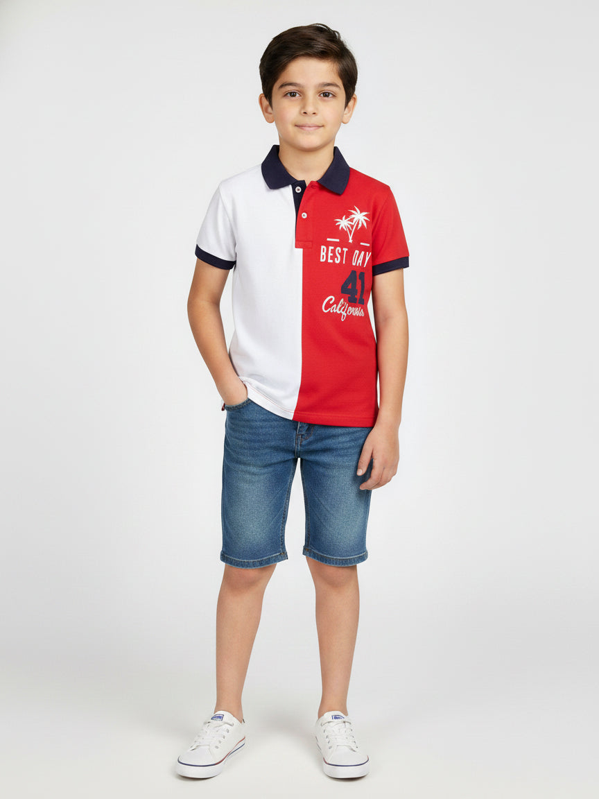 Moksha Boys Polo Shirt H/S #BP-007