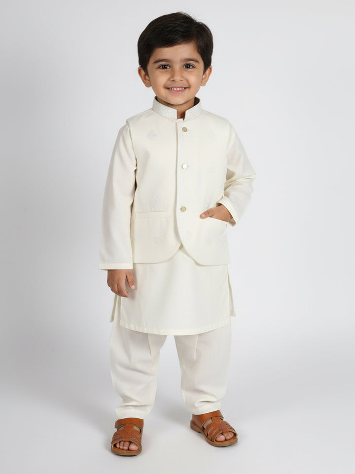 Superstar Boys Shalwar Suit With Waistcoat #488 (S-26)