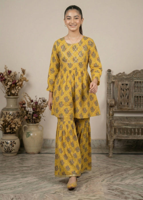 Superstar Girls Gharara Suit #062 (S-26)