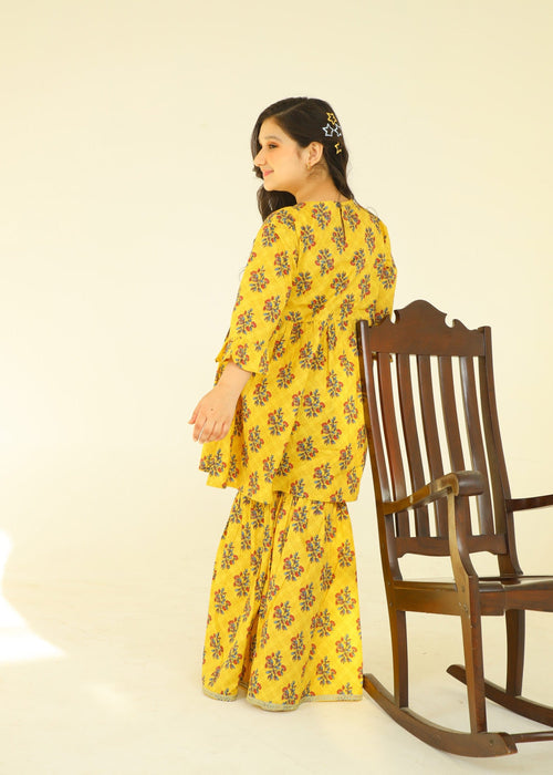 Superstar Girls Gharara Suit #062 (S-26)