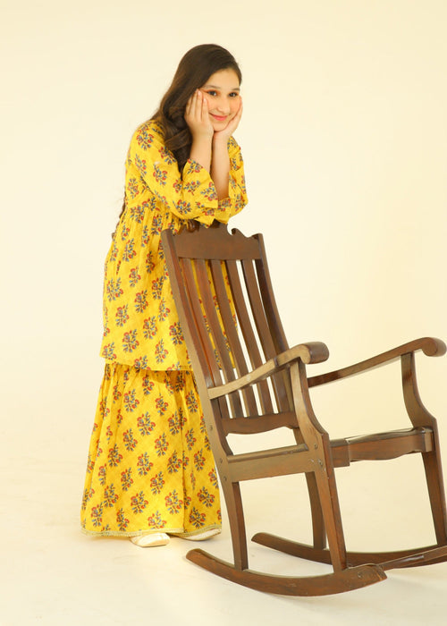 Superstar Girls Gharara Suit #062 (S-26)