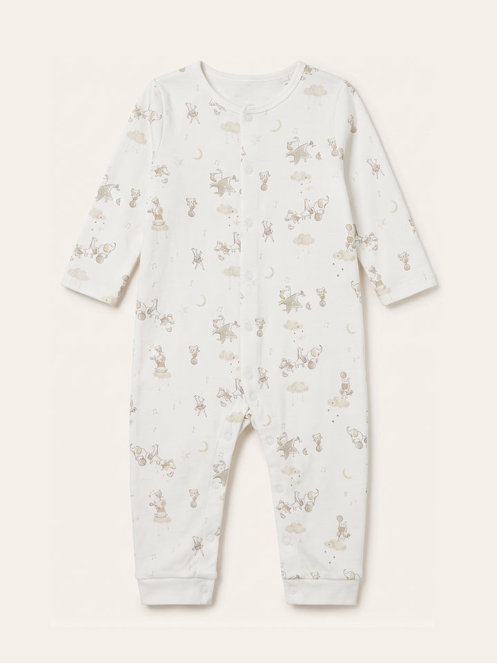 Mother Baby Romper Cotton L/S #02 (W-26)