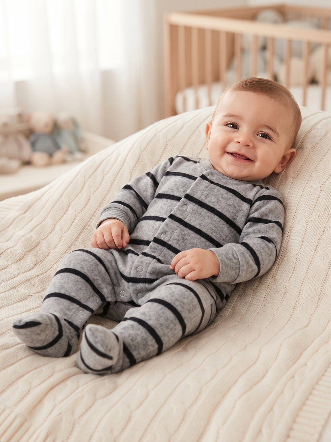 Carters Boys Romper Fleece L/S #01 (W-26)
