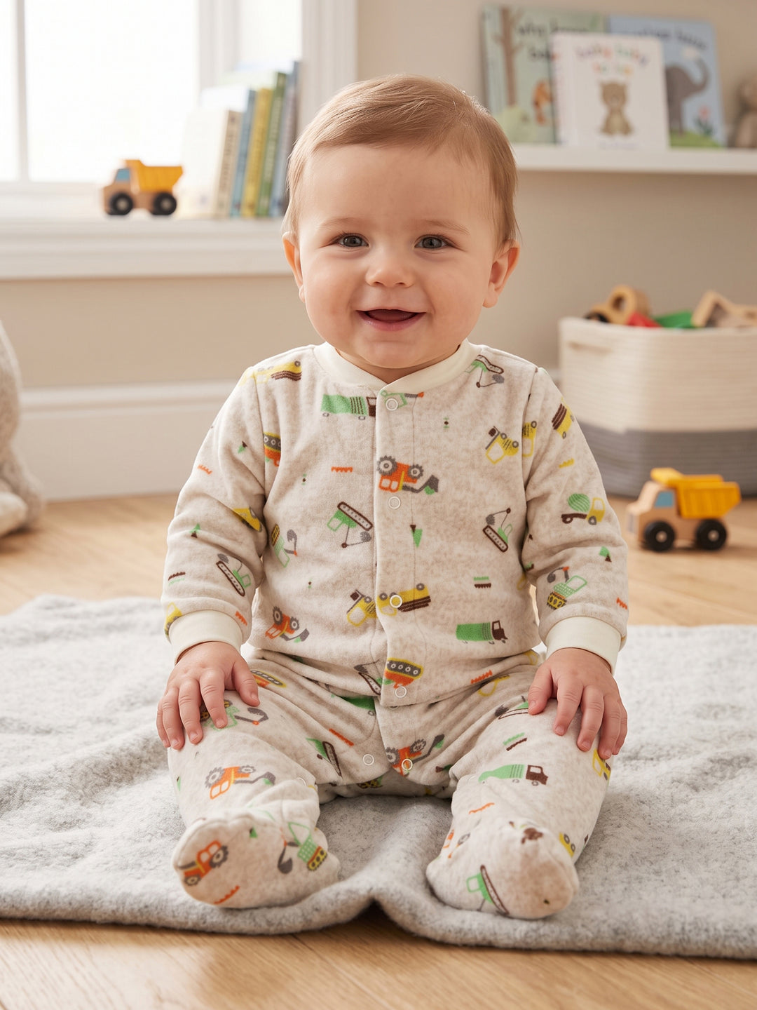 Carter's Boys Romper Fleece #01C (W-26)
