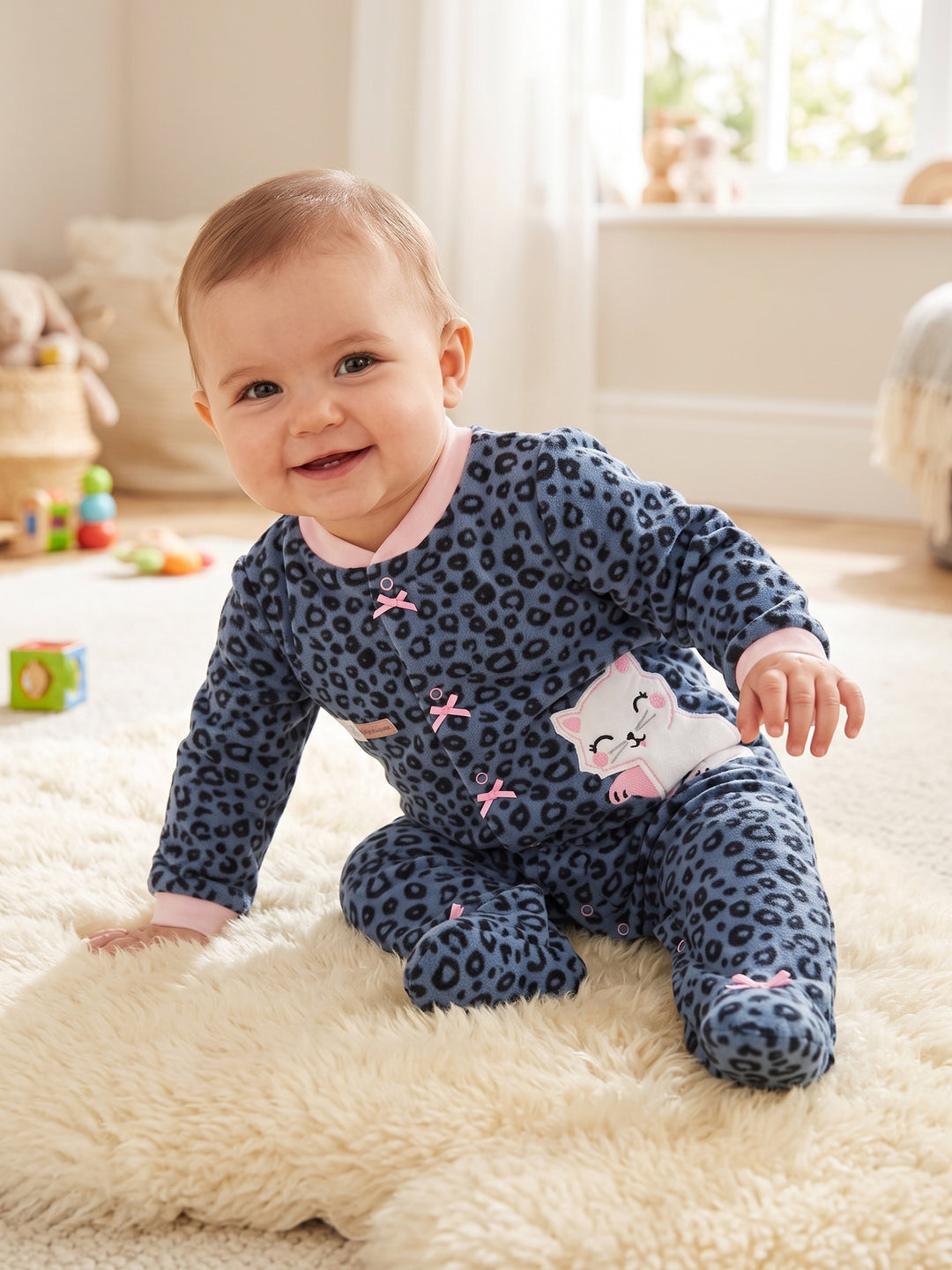 Carter's Girls Romper Fleece #01C (W-26)