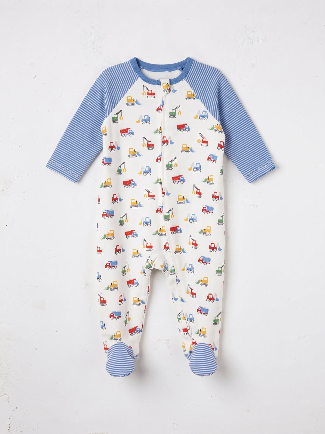 Little Me Boys Romper With Cap L/S #01 (W-26)