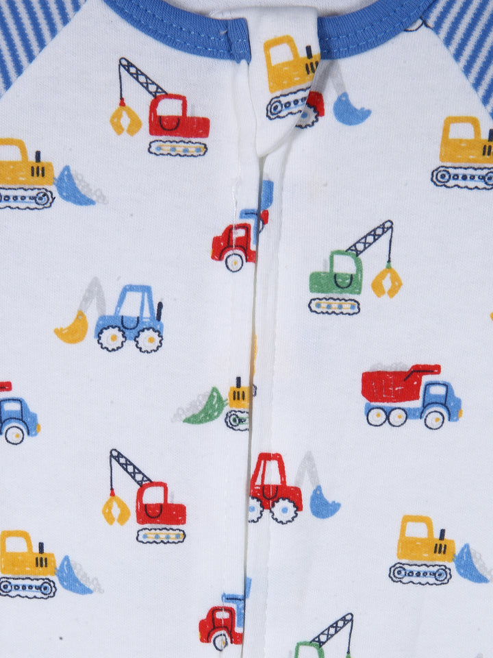 Little Me Boys Romper With Cap L/S #01 (W-26)