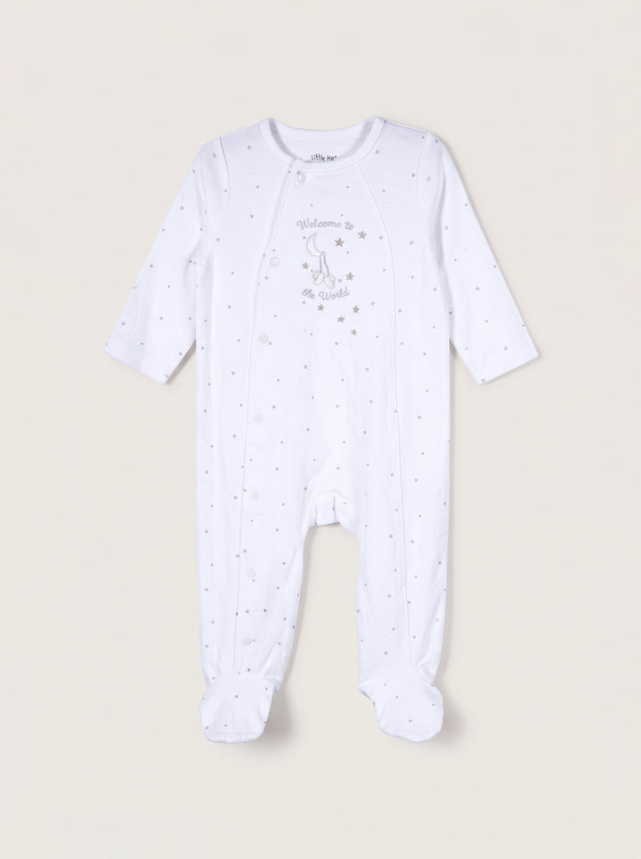 Little Me Boys Romper With Cap L/S #01 (W-26)