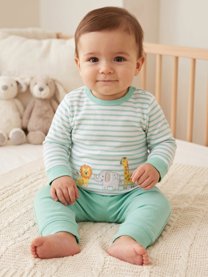 Little Me Boys Pajama Suit L/S #01 (W-26)