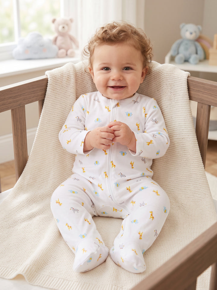 Little Me Boys Romper L/S #01 (W-26)