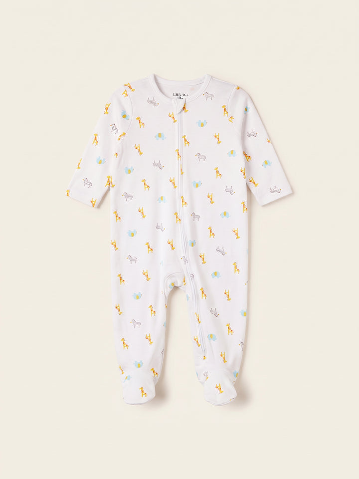 Little Me Boys Romper L/S #01 (W-26)
