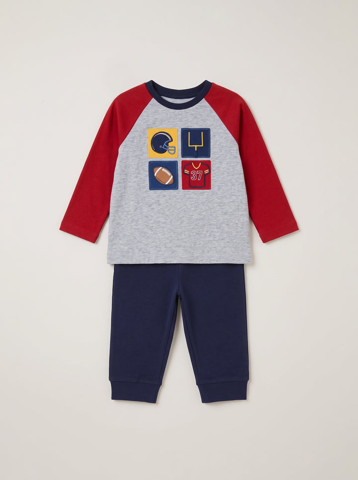 Little Me Boys Pajama Suit L/S #30 (W-26)