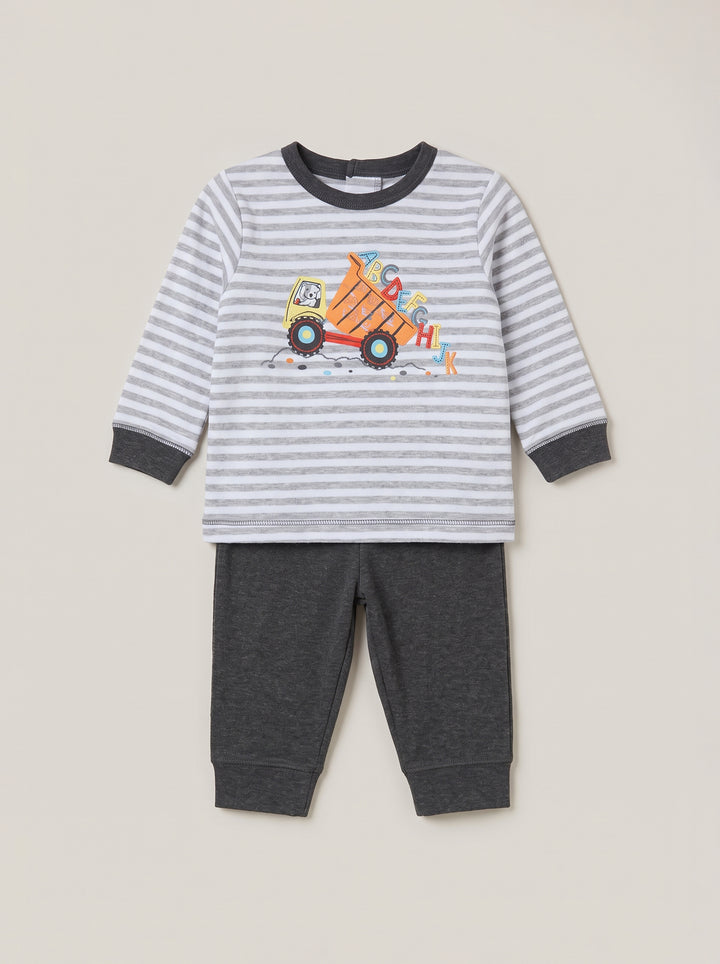 Little Me Boys Pajama Suit L/S #32 (W-26)