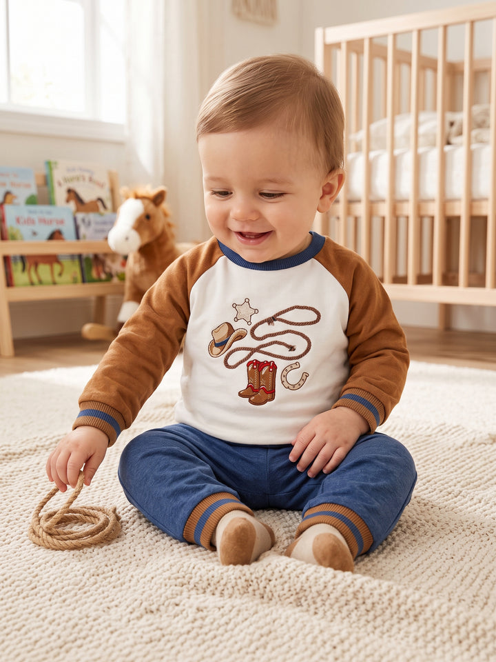 Little Me Boys Pajama Suit L/S #70 (W-26)
