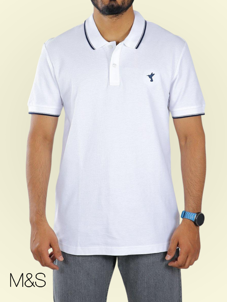 M&S Mens S/S Polo T28/5012M
