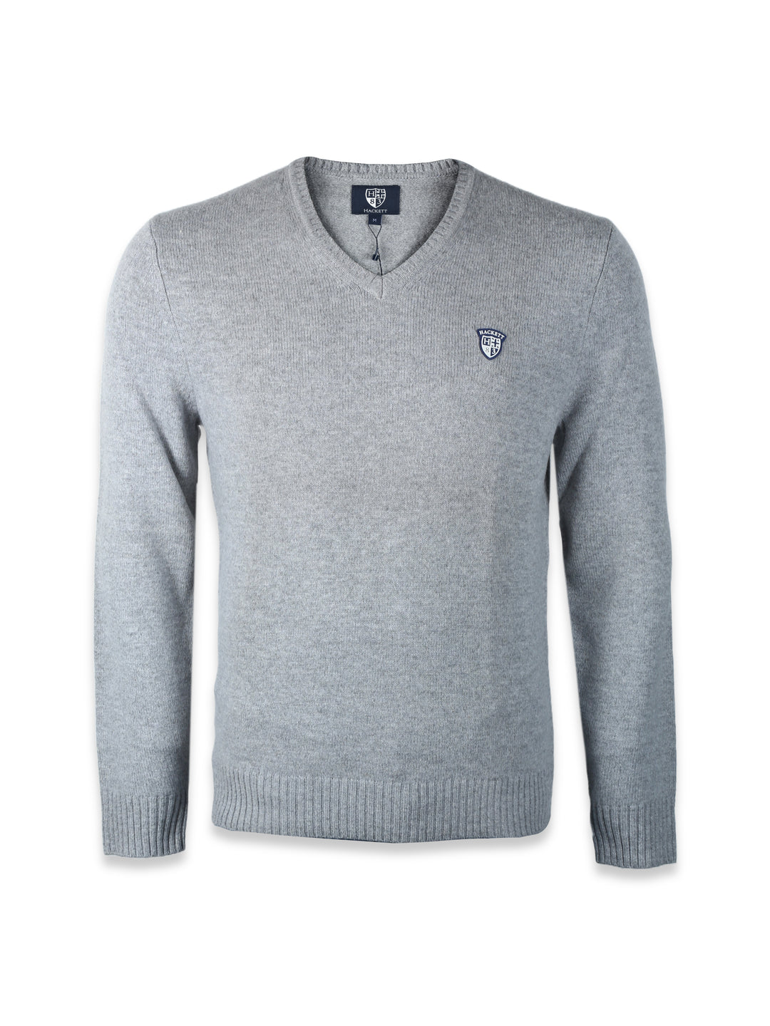 Hackett Mens F/S Lambswool V-Neck Jersey