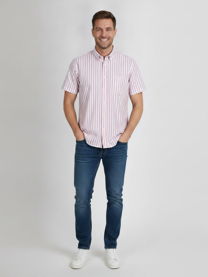 H & C Men S/S Lining B- Shirt,CFSFP003