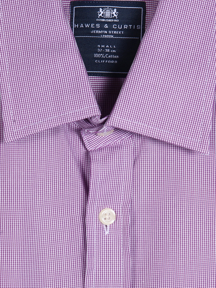 H & C Men S/S Check Formal Shirt,CFCFF009