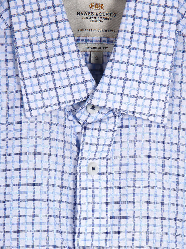 H & C Men S/S Check B-Shirt,CFCFV005