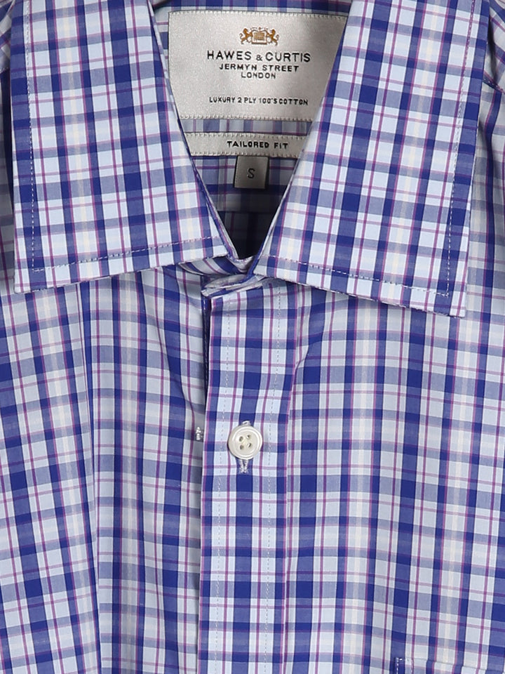 H & C Men S/S Check Formal Shirt,CFCFR009