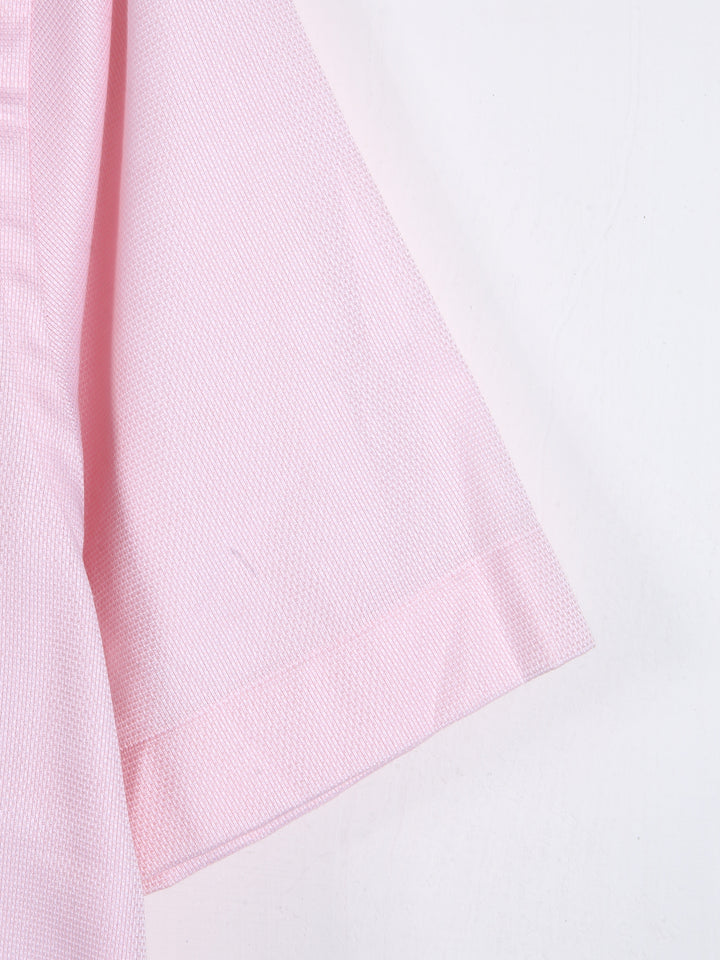 H & C Men S/S Textured Formal B-Shirt,CFPFV002